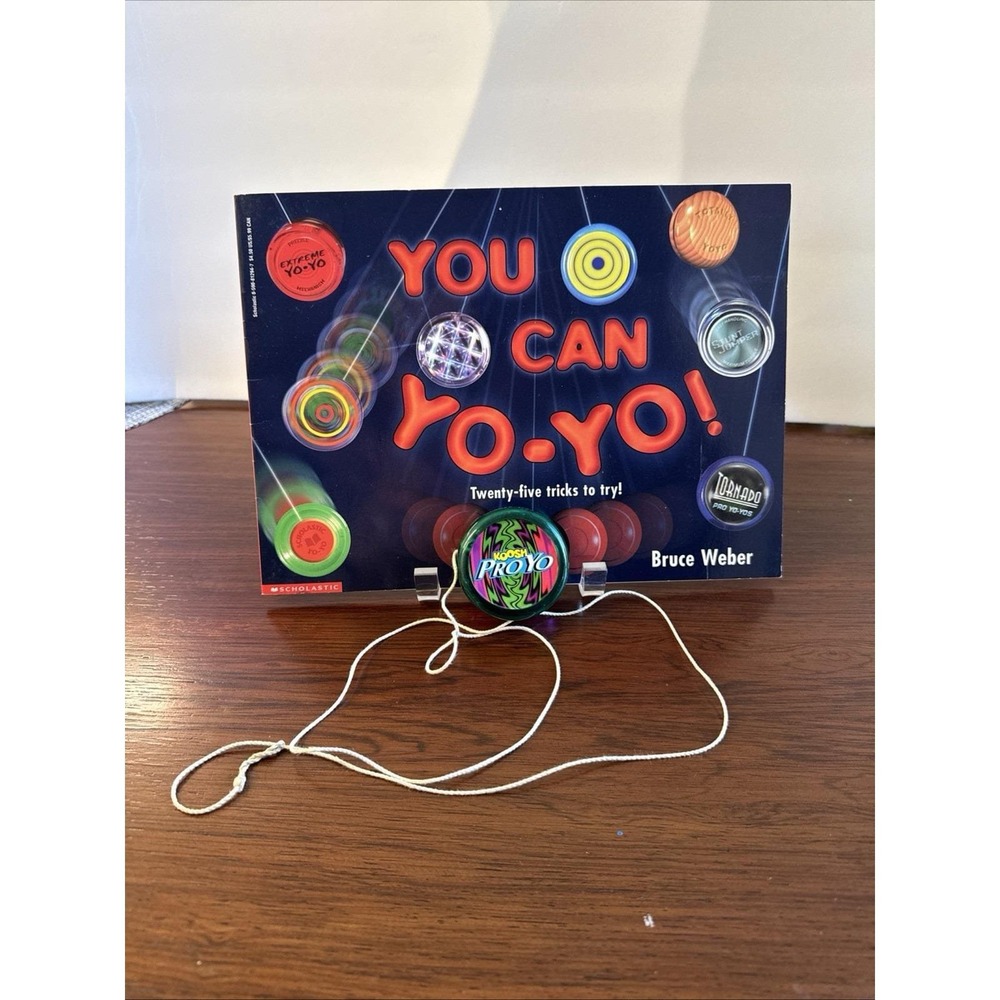 Vintage "You Can Yo-Yo" Book + ProYo Koosh – Retro Toy Collectible 90's - Picture 2 of 4